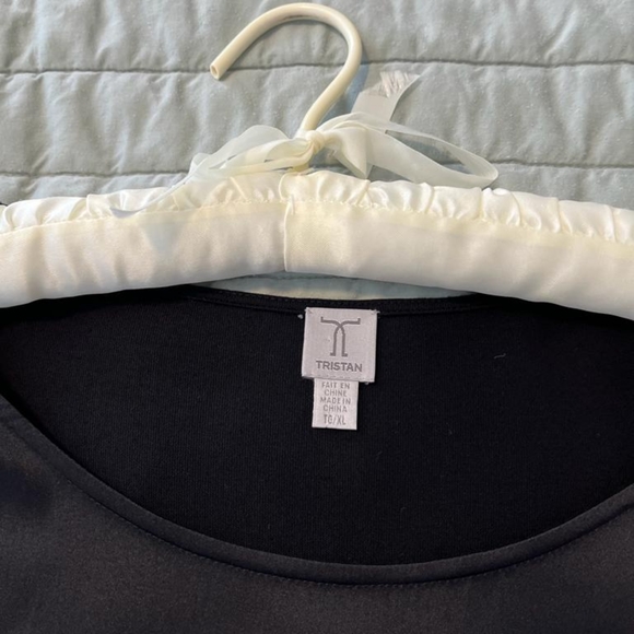 Tristan mixed media midi length dress - Picture 4 of 5